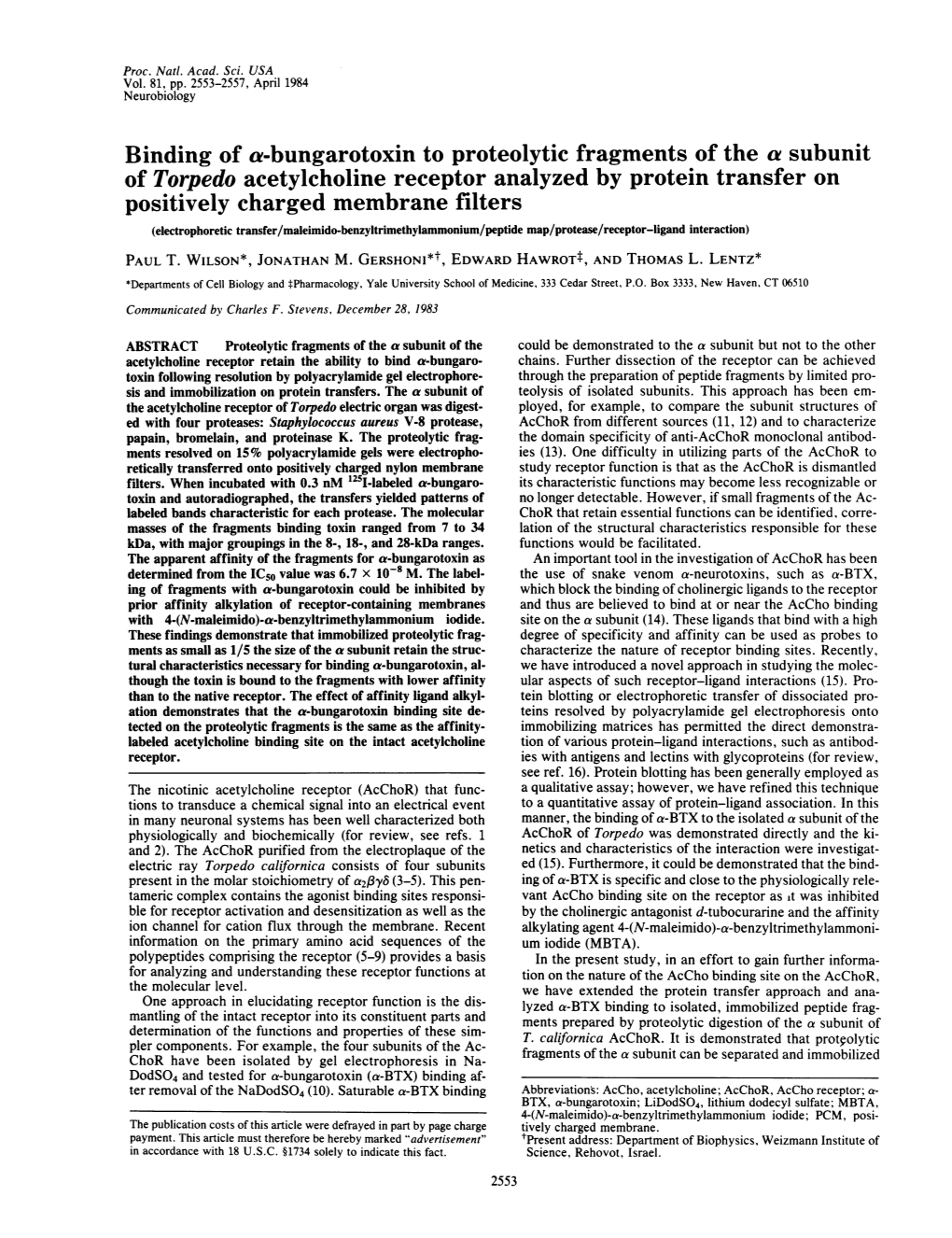 Binding of A-Bungarotoxin to Proteolytic Fragments of the A