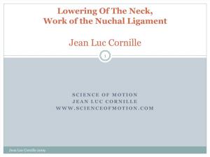 Lowering of the Neck, Work of the Nuchal Ligament
