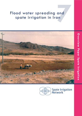 Flood Water Spreading and Spate Irrigation in Iran7 Overview Paper Irrigation Spate ABSTRACT