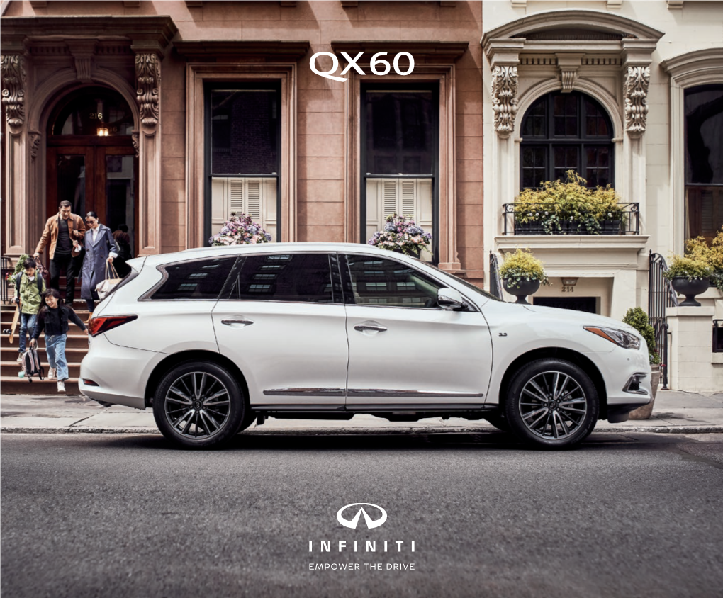 Qx60 Exterior Colours* 1 Finally, Life and Luxury Are on the Same Page Majestic White (Qab)