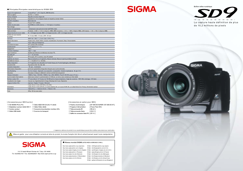 SIGMA/SD9/French/Ver.4.1