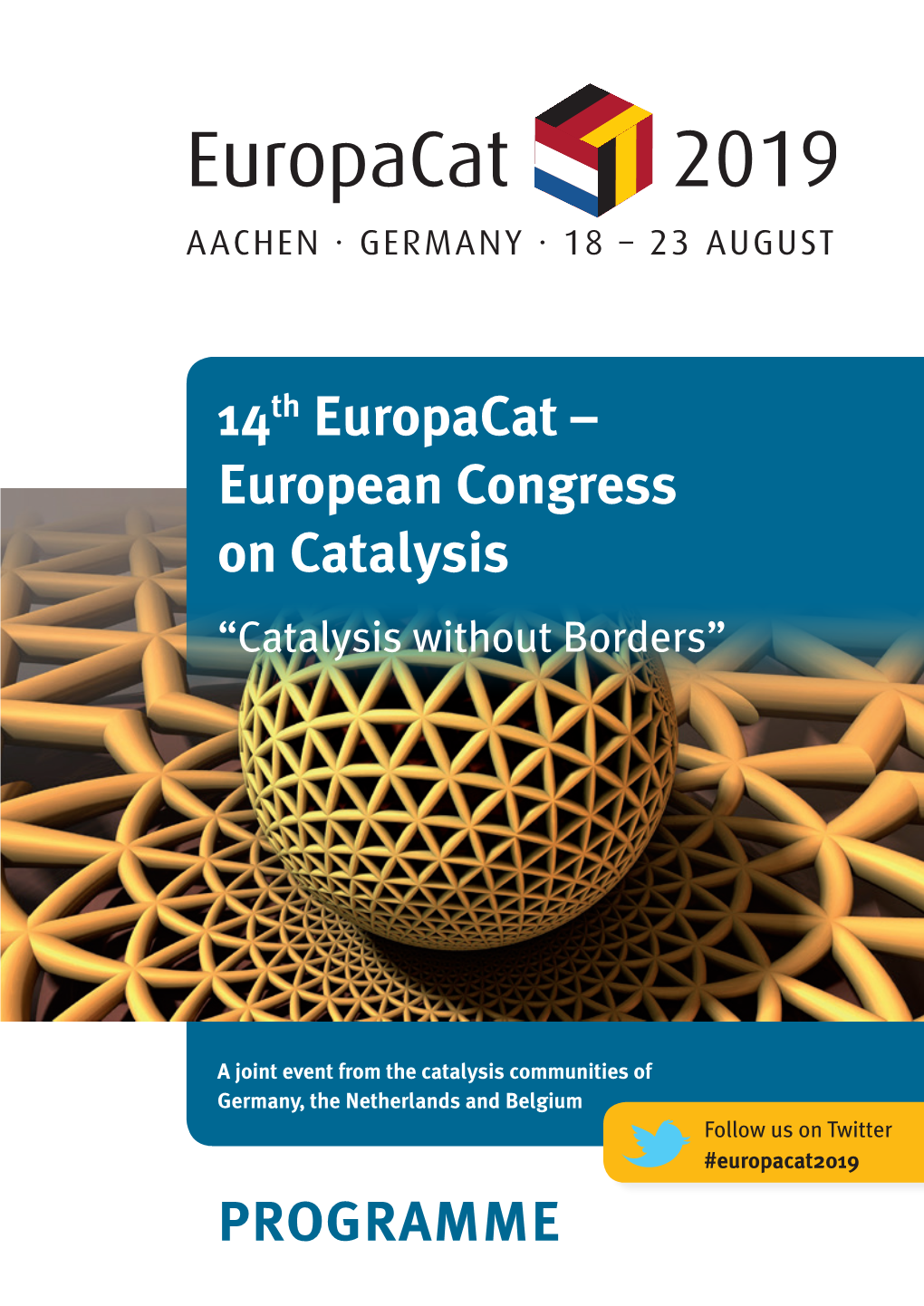 PROGRAMME 14Th Europacat – European Congress on Catalysis
