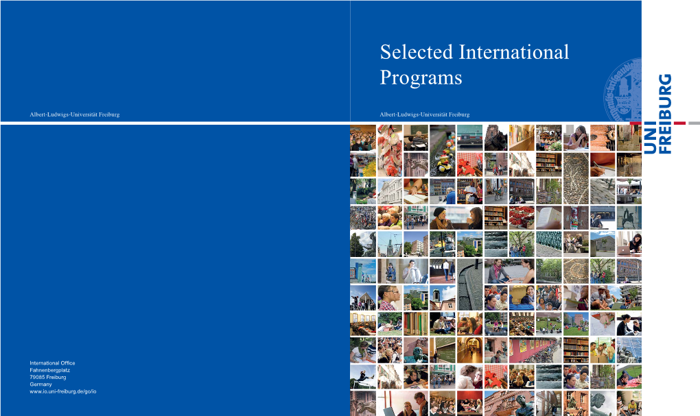 Selected International Programs