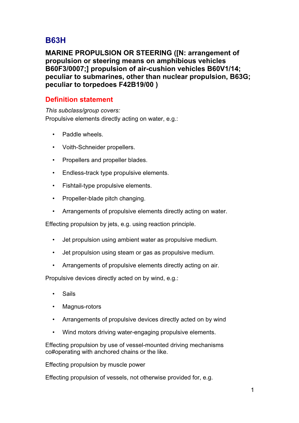 Marine Propulsion Or Steering