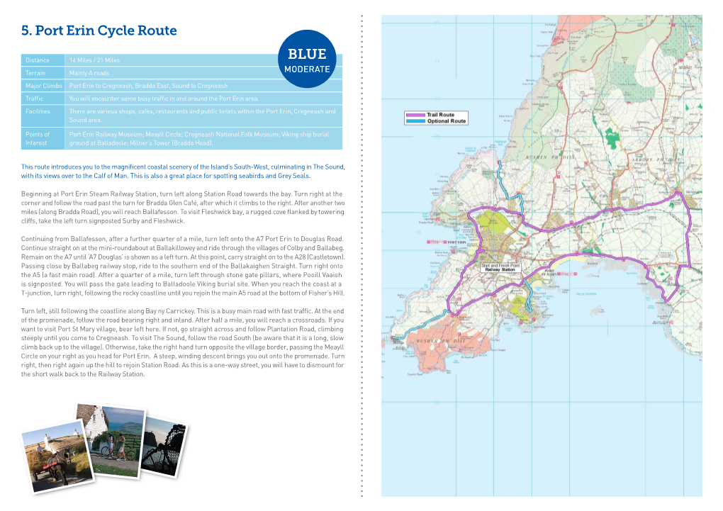 5. Port Erin Cycle Route BLUE