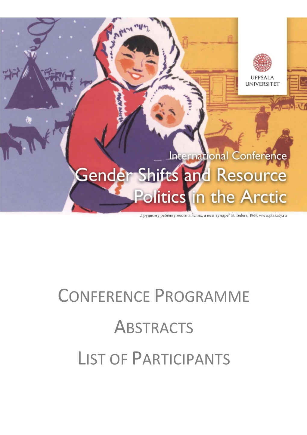 Conference Programme Abstracts List of Participants