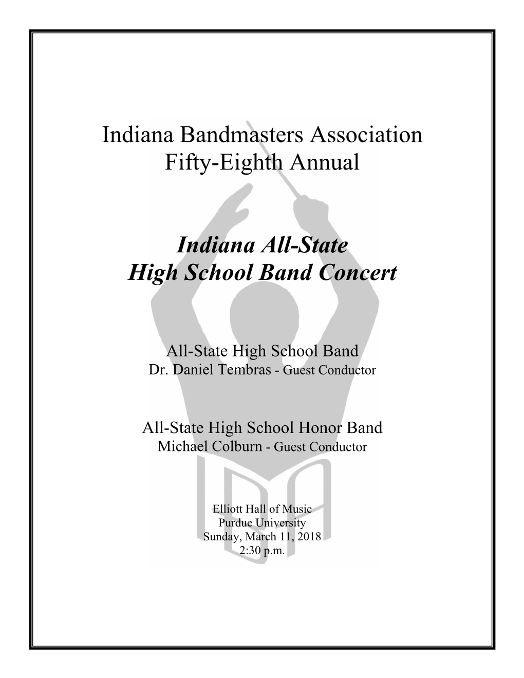 All-State High School Band Concert