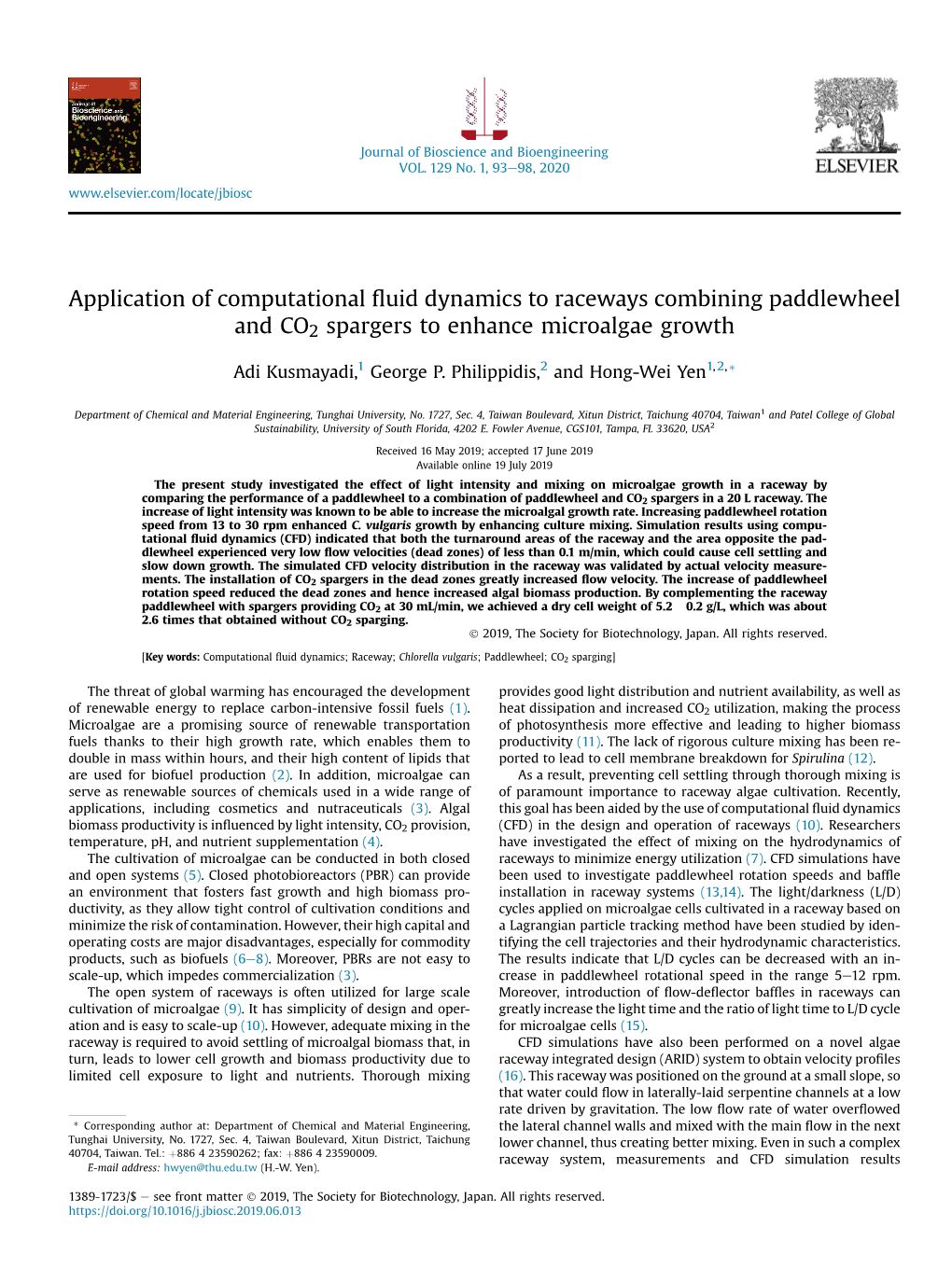 Application of Computational Fluid Dynamics to Raceways Combining Paddlewheel and CO2 Spargers to Enhance Microalgae Growth