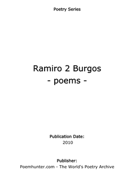 Ramiro 2 Burgos - Poems