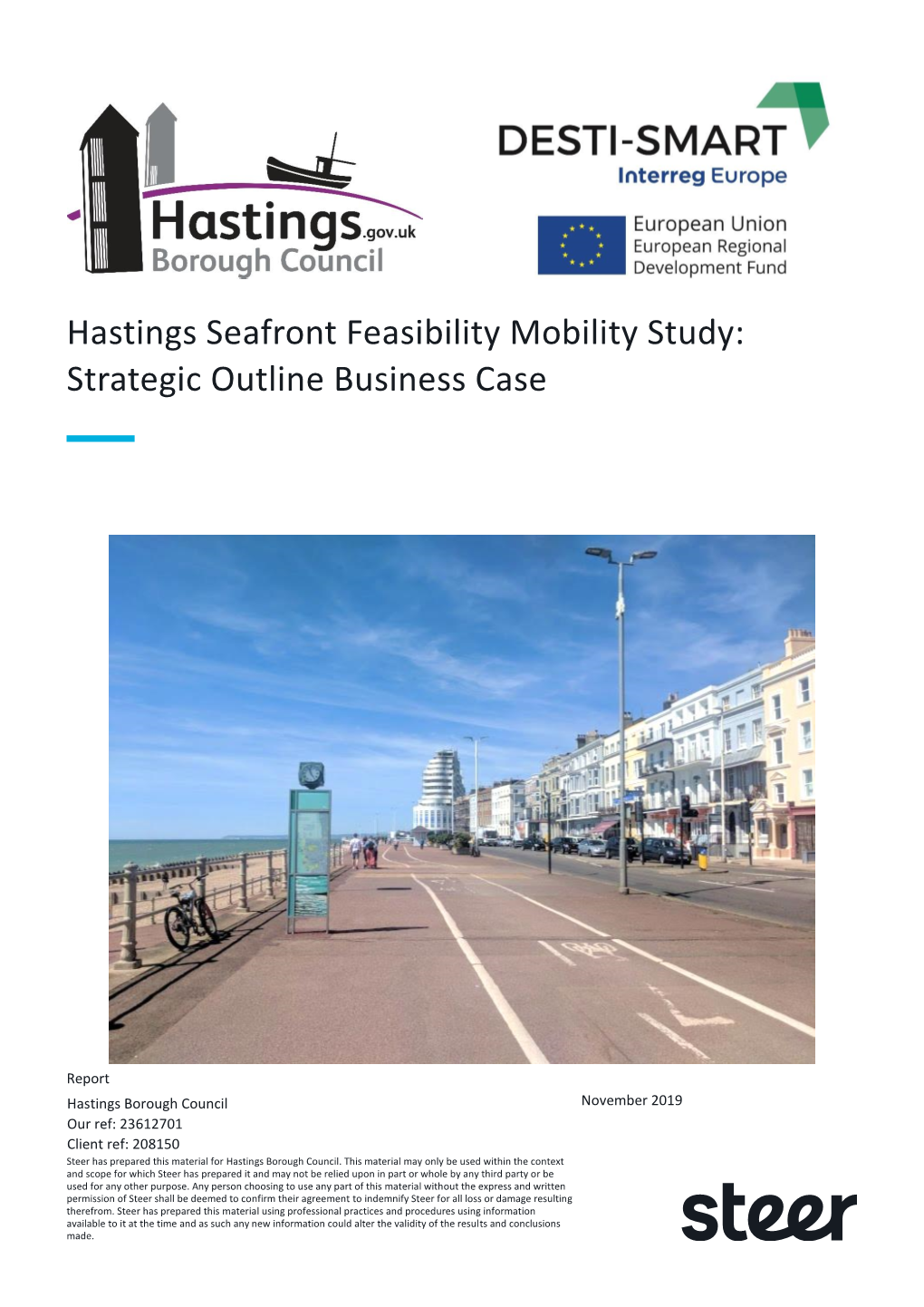 Hastings Seafront Feasibility Mobility Study: Strategic Outline Business Case