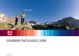 Summer Packages 2009