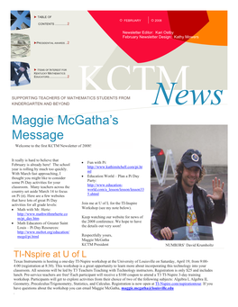 Maggie Mcgatha's Message