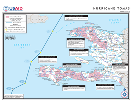 Haiti Hurricane Tomas Map 11/07/10