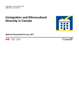 Immigration and Ethnocultural Diversity in Canada