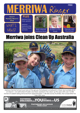 Merriwa Joins Clean up Australia