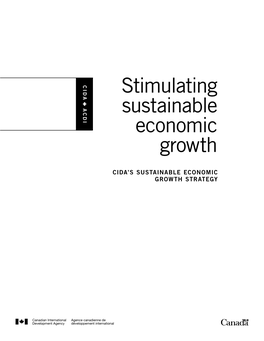 Stimulating Sustainable Economic Growth