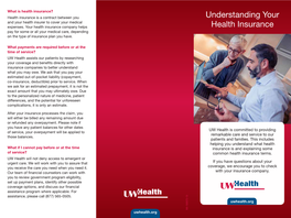 Understanding Your Health Insurance