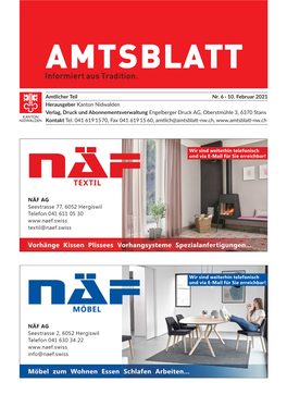 2021-02-10 Amtsblatt Nr.6