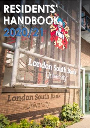LSBU Residents' Handbook 2020-21 (PDF File 2496
