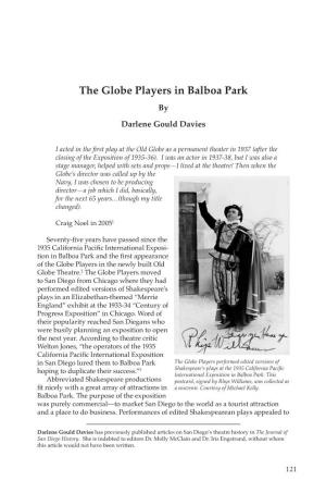 The Globe Players in Balboa Park by Darlene Gould Davies