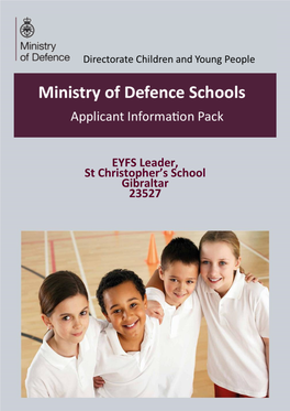 EYFS Leader, St Christopher's School Gibraltar 23527