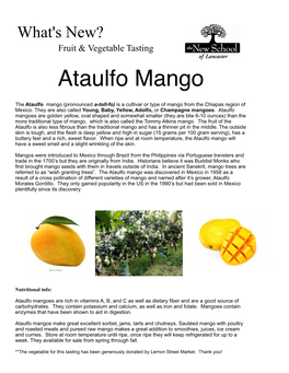 Ataulfo Mango Copy