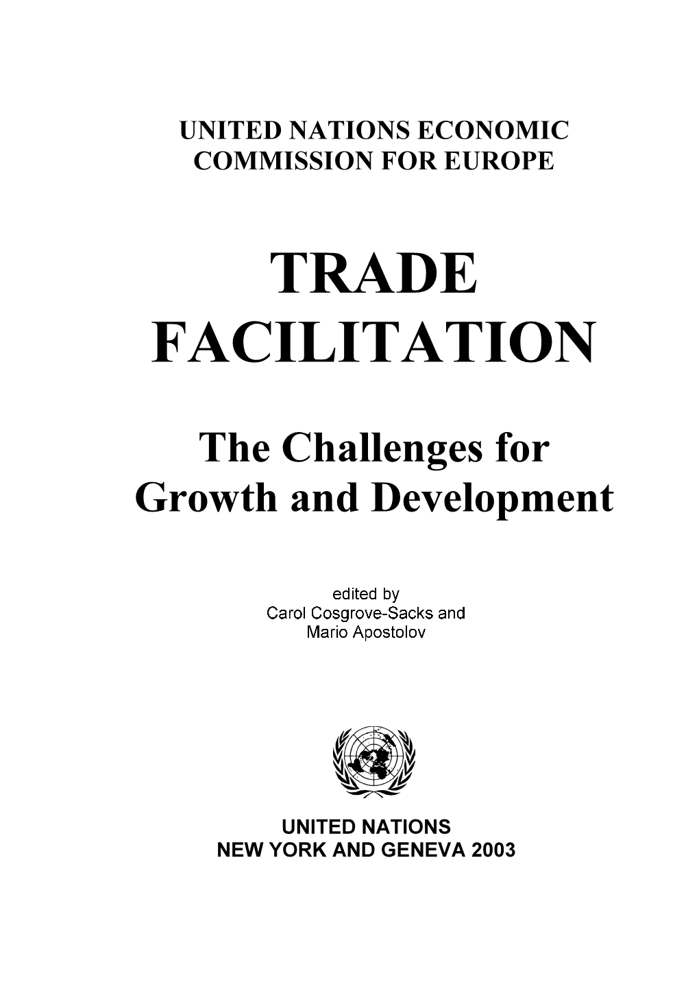 Trade Facilitation