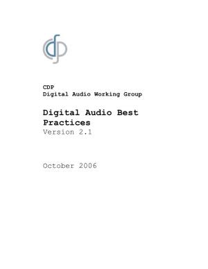 Digital Audio Best Practices.Pdf