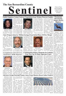 Sentinel 15, 2013 a Fortunado Publication in Conjunction with Countywide News Service 10808 Foothill Blvd