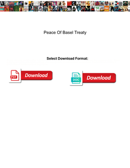 Peace of Basel Treaty