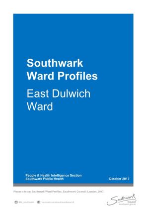 East Dulwich Southwark Ward Profiles Ward
