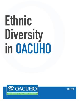 Ethnic Diversity in OACUHO .2