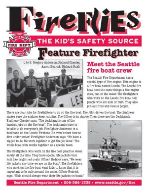Meet the Seattle Fire Boat Crew the Seattle Fire Department Has a Special Type of Fire Engine