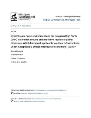 Cyber Threats, Harsh Environment and the European High North (EHN)