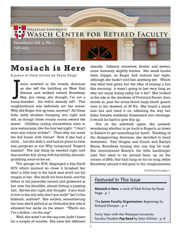 Fall 2013 Newsletter