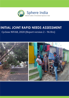 Initial Joint Rapid Needs Assessment Report Ver 2 – 96 Hrs- Cyclone NIVAR, November2020