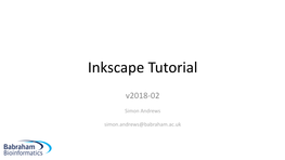 Inkscape Tutorial