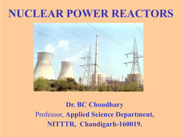 Power Reactors
