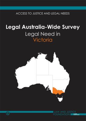 Legal Australia-Wide Survey Legal Need in Victoria
