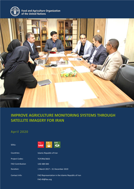 Improve Agriculture Monitoring Systems Through Satellite Imagery for Iran