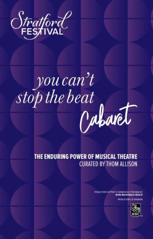 The Enduring Power of Musical Theatre Curated by Thom Allison