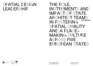 Spatial Design Leadership the Role