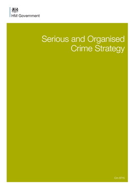 Serious and Organised Crime Strategy