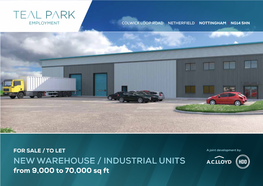 New Warehouse / Industrial Units