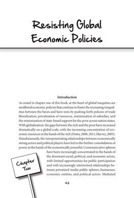 Economic Policies Resisting Global