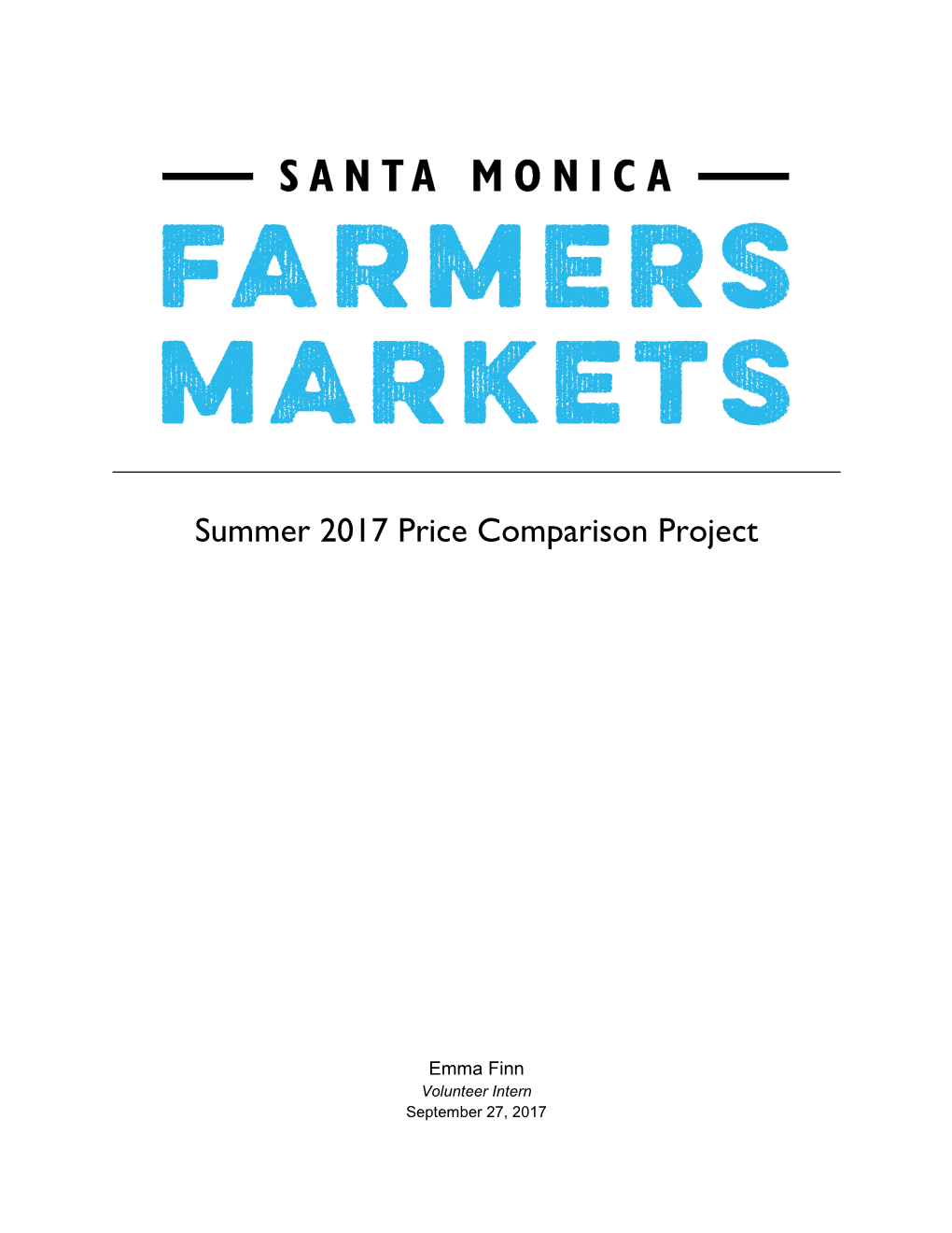 Summer 2017 Price Comparison Project