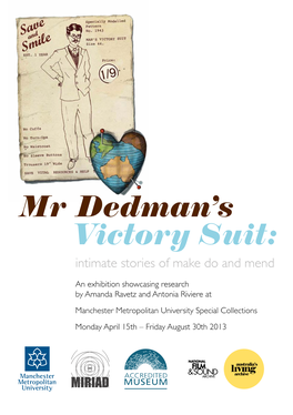 Mr Dedman's Victory Suit