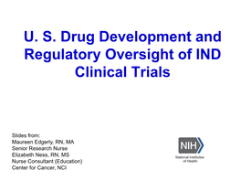 FDA’S Role in Drug Development