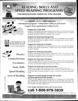 Ci* Reading Skills and Speed Reading Programs