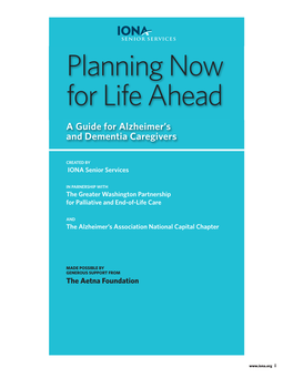 Planning Now for Life Ahead: a Guide For